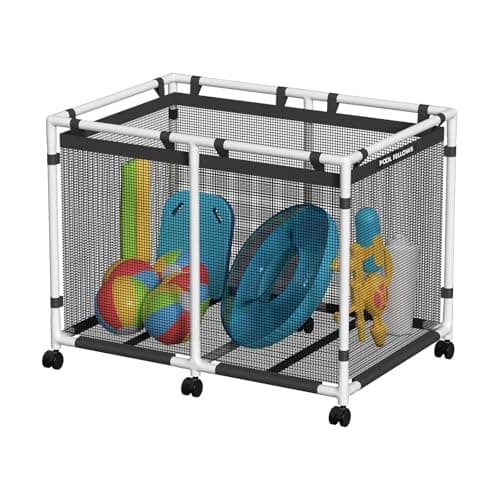 POOL FELLOWS 142-Gallon Pool Storage Bin for Swim Gear, Basic Plus Style