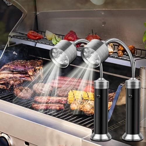 BBQ Grill Lights for Outdoor Grill, Magnetic Grill Lights for Outdoors Barbeque-UnRechargeable