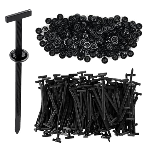 JUSTTOP 150PCS Nylon Universal Cable Tie Buckle for Car,Automotive Zipper Clips,Push Pin Clip Car Daily Repair,Snap-Fit Bumper Retainer Fender Liner Door Panel Fastener