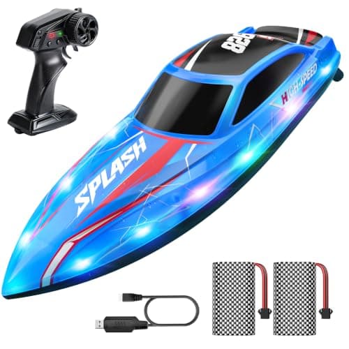 RC Boat Remote Control Boats for Kids Adults 20MPH Capsize Recovery