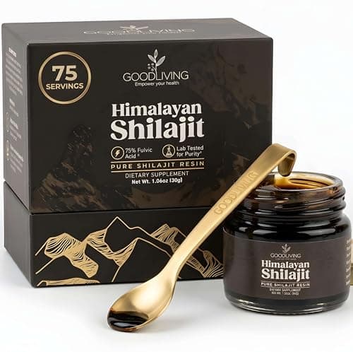 GoodLiving Himalayan Shilajit Resin 30g, Lab Tested, 80% Fulvic Acid