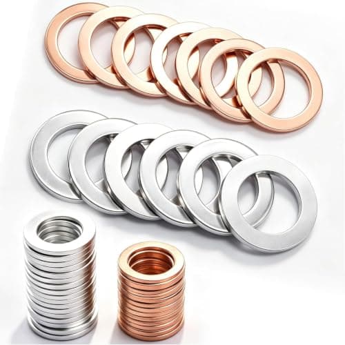 maierke 30PCS Crush Washer Oil Drain Plug Gasket