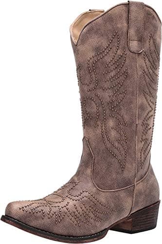 ROPER Eaglets Tan Faux Leather 5.5 M