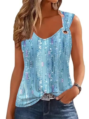 Tank Tops for Women 2026 Summer Sleeveless Shirts Spring Clothes Blouses