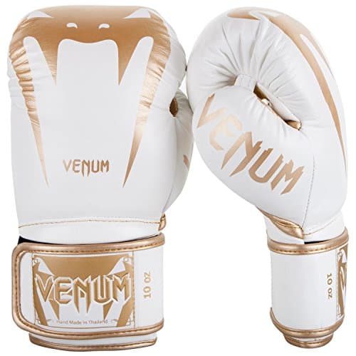 Venum Giant 3.0 Boxing Gloves - Nappa Leather - White/Gold