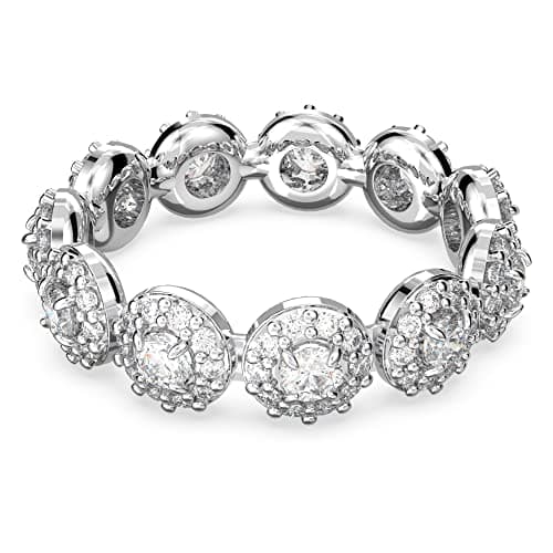 Swarovski Una Crystal Ring, Pavé, Zirconia, Size 8