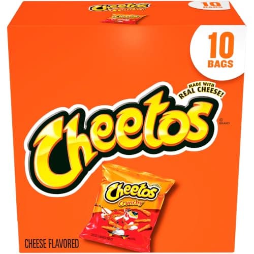 Frito-Lay Cheetos Crunchy, 1 Oz, 10 Ct