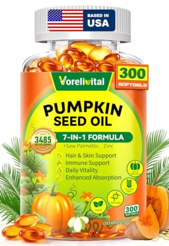 Vorelivital Pumpkin Seed Oil with Saw Palmetto, Sugar-Free