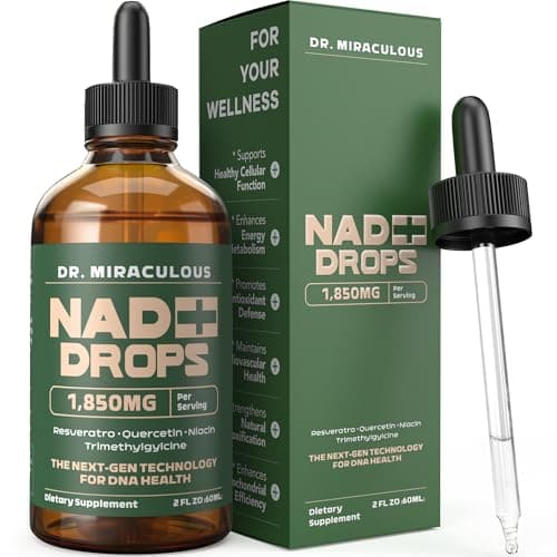 Dr. Miraculous Nicotinamide Riboside Liquid Drops, NAD+ Support, 2 fl oz