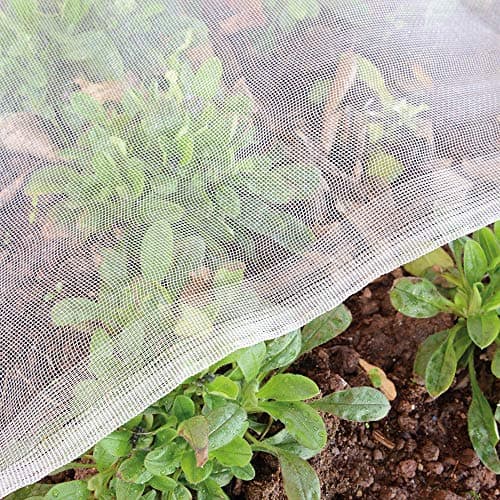 Garden Netting Pest Barrier: 10'x20' Fine Bug Netting