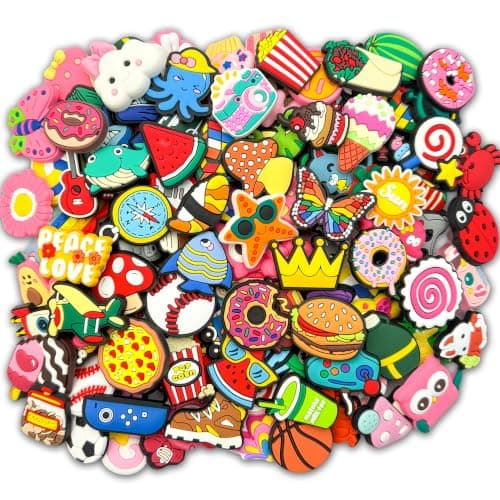 30 Pcs Random Cute Croc Charms for Kids Boys Girls Adult Teens Men Women