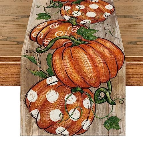 Artoid Mode 210 GSM Fall Table Runner Home Party Decor 13x72 Inch