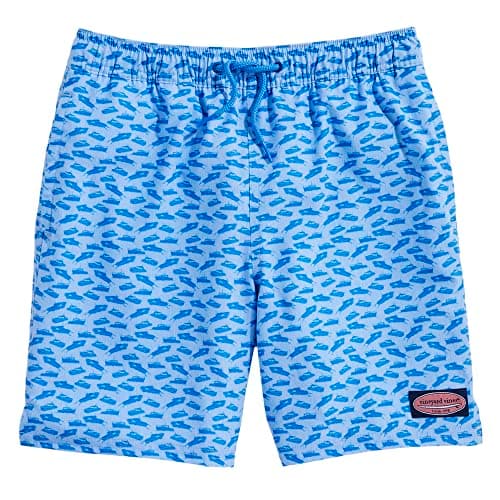 Vineyard Vines Boys Printed Chappy Trunks Board Shorts, Ocean Breeze, 2T US