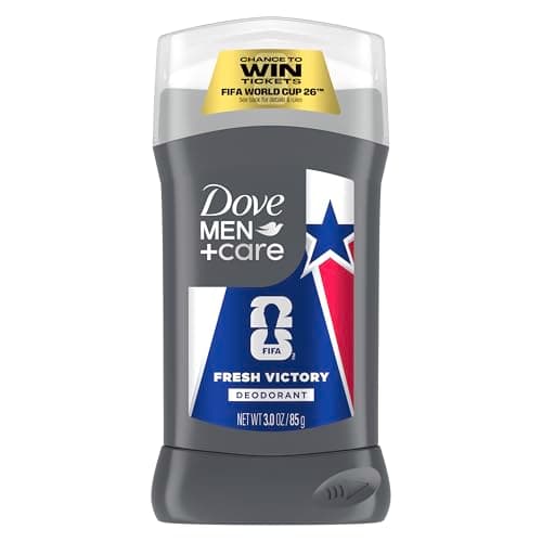 DOVE MEN + CARE Limited Edition FIFA Deodorant Stick for Men Fresh Victory for 72H Protection Neutralizes Odor 3.0 oz