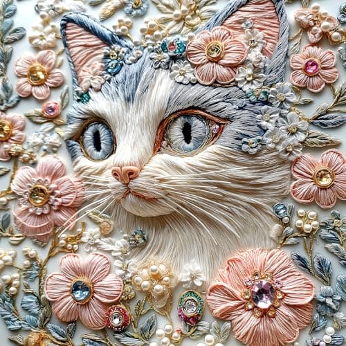 MINIWAN Cat Jigsaw Puzzles for Adults 500 Pieces, 20x20 Inch
