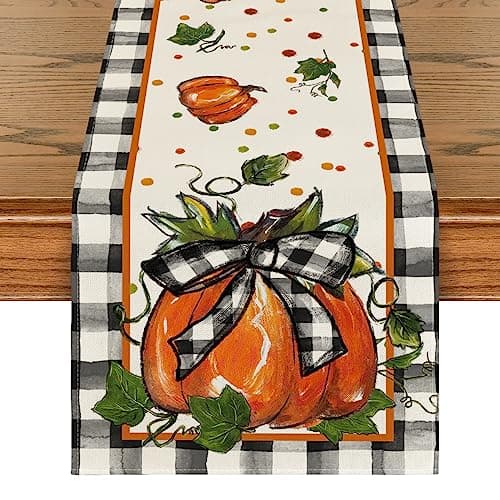 Artoid Mode 210 GSM Fall Table Runner Home Party Decor 13x72 Inch