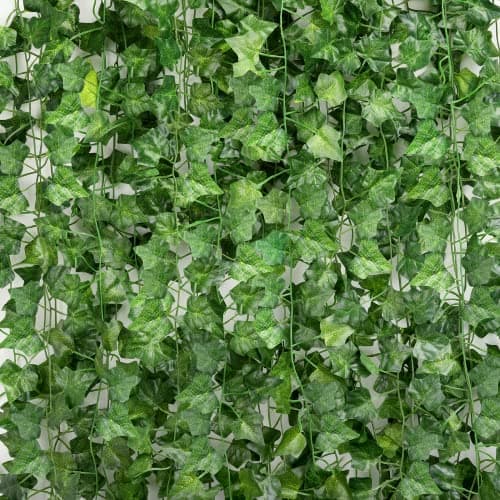Tecbeauty 72pcs Vines Garland - 496 Feet Artificial Leaves Fence Privacy Screen Green Fake Vines for Room Decor - Greenery Garland for Wall Decorations