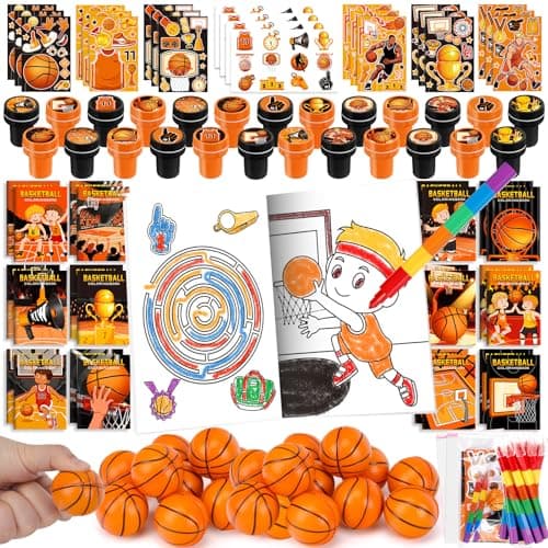 BenLouis 84Pcs Basketball Coloring Set Party Favors for Kids