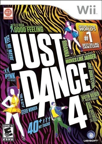 Just Dance 4 for Nintendo Wii Compatible with Wii U (Renewed)
