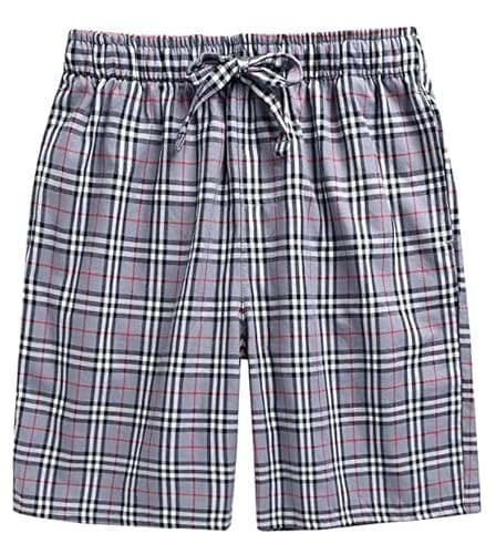 TINFL Plaid Check Kids Boys Shorts Pants NNBSP-SB001-Grey L