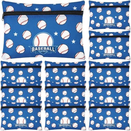 Tudomro 12 Pcs Baseball Party Favors Team Gifts Bag First Aid Empty Bags