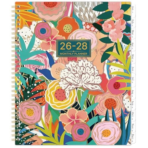 Planner 2026-2028 - MonthlyPlanner 2026-2028, Jul. 2026 - Jun. 2028, 9" x 11", 2 Year Calendar with 24 Months Tabs, Monthly Calendar Planning