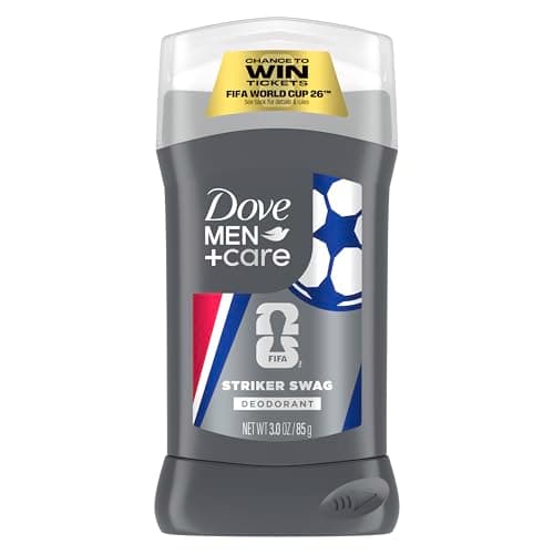 DOVE MEN + CARE Limited Edition FIFA Deodorant Stick for Men Striker Swag for 72H Protection Neutralizes Odor 3.0 oz