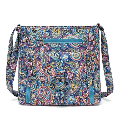 KL928 Women's Crossbody Purse Bags Medium PU Leather Multi-Pocket Handbag