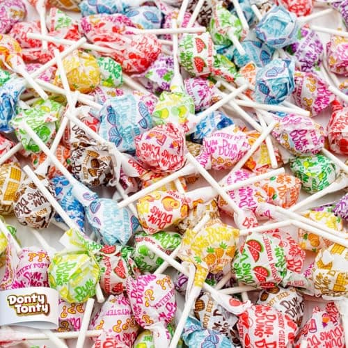 DUM DUMS Lollipops 1 lb – Suckers Hard Candy, Gluten Free, Individually Wrapped Pops (62 Pieces)