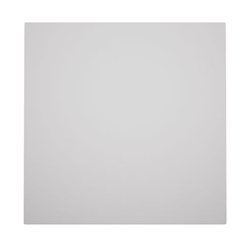2 1/2"W x 2 1/2"H x 7/8"P Americraft Solid Paint Grade Wood Standard Smooth Rosette with Squared Edge, Primed Pine