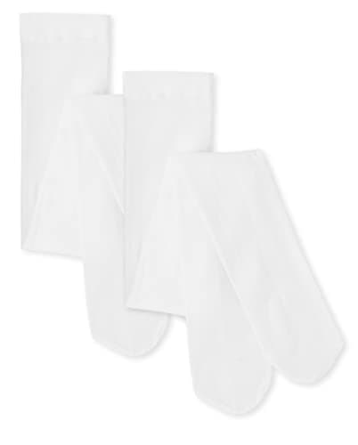 The Children's Place Girls 2-pack Tights, White -2 Pack, 12-14 US