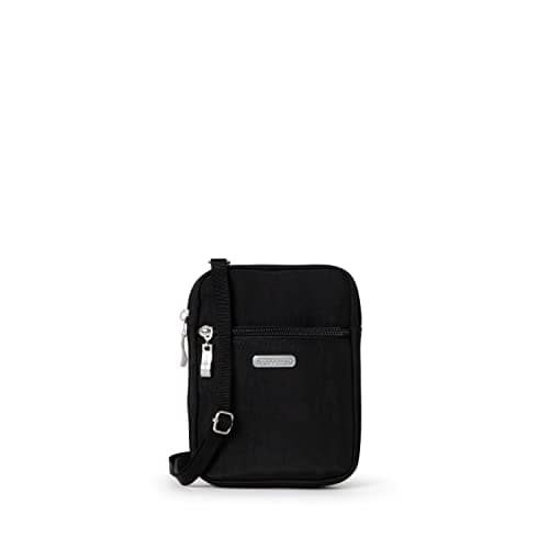 Baggallini Women's Essential Mini Crossbody Bag, Black