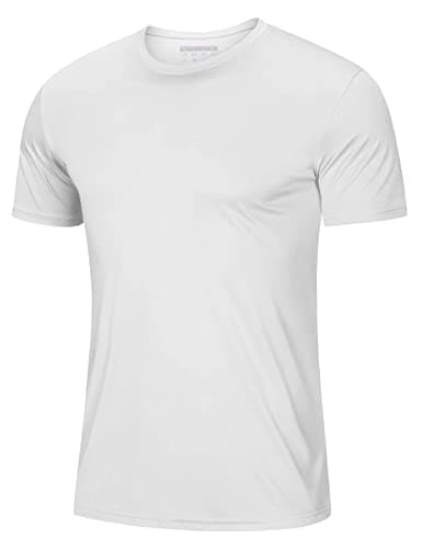 MAGCOMSEN Outdoor Shirts Men Breathable Quick Dry Hiking Shirts Summer UPF 50+ Rash Guards Fishing Top Tee