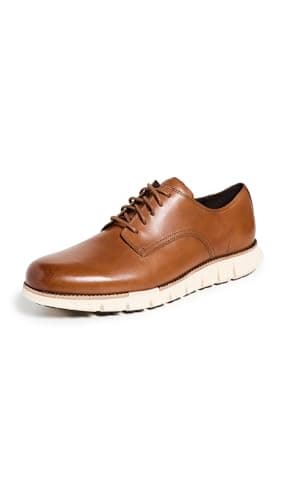 Cole Haan Mens Zerogrand Remastered Plain Toe Oxford, British Tan/Ivory, 10.5-M US