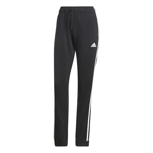 Adidas Women's Essentials Fleece Tapered Cuff Pants, Black, Small
