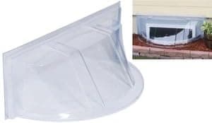 PDJHFREK Window Well Cover Round Bubble, Economy 39 in. W x 17 in. D x 15 in. H, 1 Pack