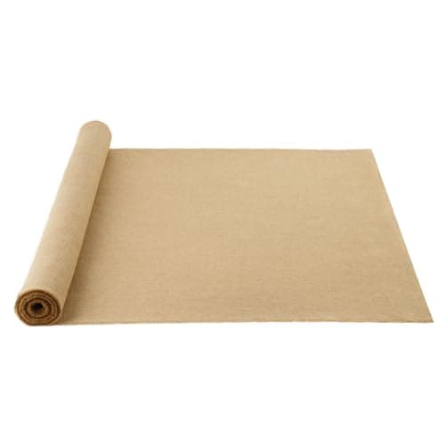 VEVOR Burlap Fabric Roll, 40” x 30 ft, High Density Wide Natural Burlap Fabric Rolls, Jute Fabric Burlap Tree Wrap Roll, for Decor, Crafts, Wedding, Gardening, Plant & Tree Winter Covering