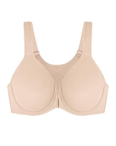 HSIA Posture Bras for Women Front Closure Back Support Underwire Tshirt Bra