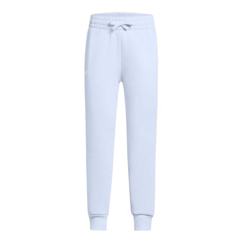 Under Armour Girls Rival Fleece Joggers, (465) Nimbus Blue / / White, X-Large