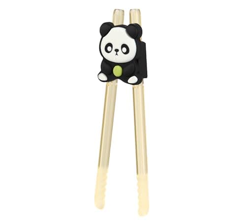 Kids Training Chopsticks Reusable For Beginners, Adjustable Learning Helper Practice Chopsticks for Toddlers, PPSU Chopstick for Kid (Panda)