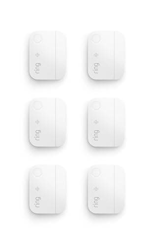 Ring Sensors: Window & Door Sensor (newest model) 6-pack – Instant notifications, on Amazon Sidewalk, Pro Monitoring available (sold separately)