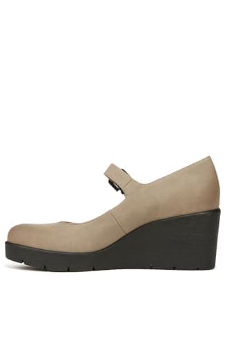 Naturalizer Soul Womens Adore Mary Jane Wedge Shoes Mushroom 9 M