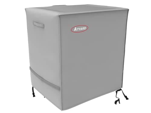 ATYARD 30-inch Outdoor Cover for Keter Unity (Small) Portable Table - UV Resistant, Breathable, All Weather (30" L x 24" W x 32" H)Gray