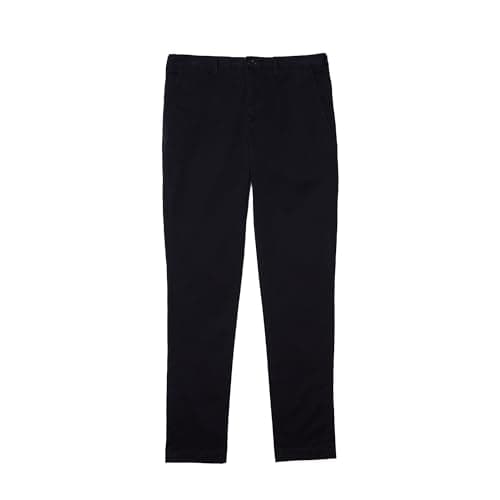 Lacoste Men's Core Collection Slim Fit Chino Pant, Abysm, 32W x 32L