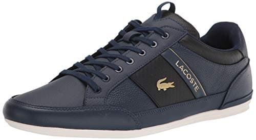 Lacoste Men's Chaymon Sneaker, Navy/Black, 9