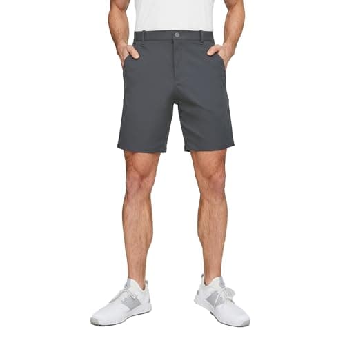 PUMA GOLF Mens Dealer 8 Shorts, Strong Gray, 36W X 8L US