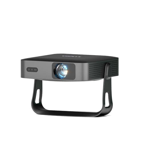 Thinnest 2.24" Smart Mini Projector with WiFi and Bluetooth, Auto Focus & Keystone Portable Outdoor Projector, VOPLLS 4K Support Home Movie Projector