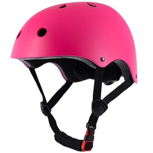 Bavilk Kids Toddler Bike Helmet,2 Sizes Adjustable Youth Boys Girls Helmet Multi-Sports Adjustable for Scooter Bicycle Skateboard Cycling Roller Inline Skating