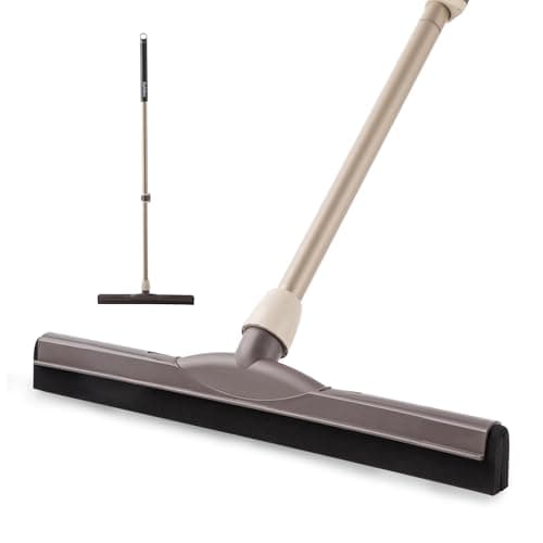 Eyliden Floor Squeegee for Water Removal, 17-inch EVA Dual-Layer Blade