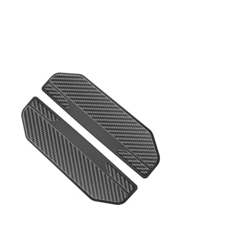 Rranoyft 2PCS Snap-On Side Mirror Rain Guards, Waterproof Car Mirror Rain Visor Eyebrow Cover, Universal or Car, SUV, Truck, RV, Vehicle (Carbon Fiber)